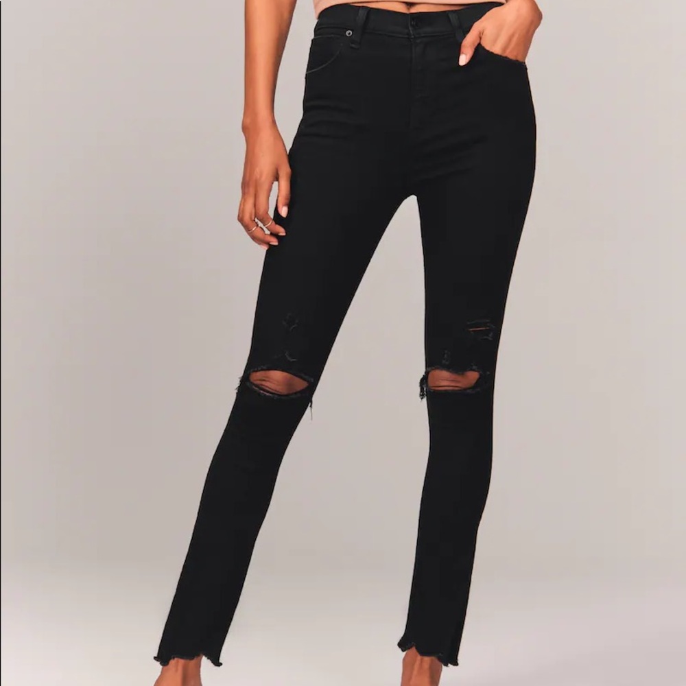 ultra high rise super skinny jeans